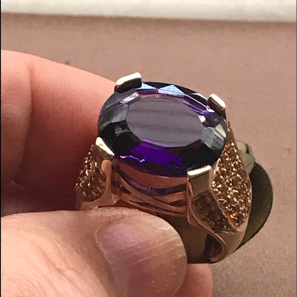 🎉HP🎉NWOT Exquisite Genuine Amethyst🎉 - Picture 2 of 8